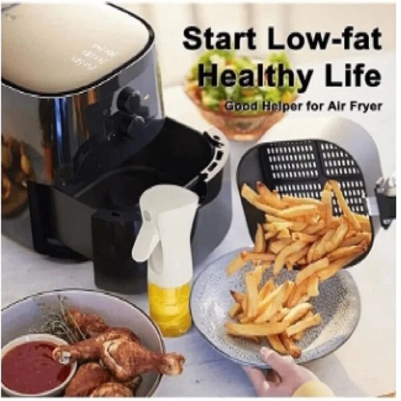 1pc 100/200/300/500ml Oil Spray Pot Kitchen Household Edible Olive Oil Spray Bottle Atomized Misty Oil Tank Air Fryer Spray Bott