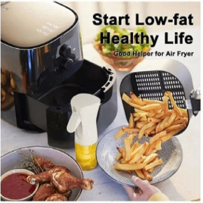 1pc 100/200/300/500ml Oil Spray Pot Kitchen Household Edible Olive Oil Spray Bottle Atomized Misty Oil Tank Air Fryer Spray Bott