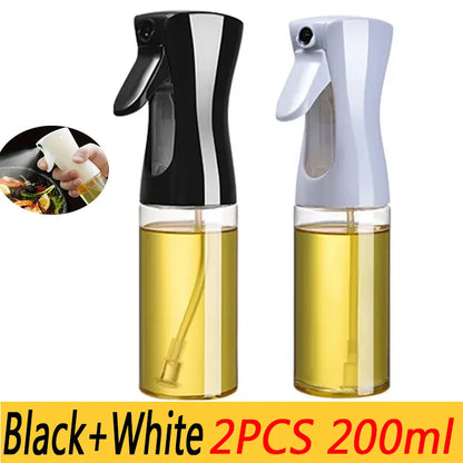 1pc 100/200/300/500ml Oil Spray Pot Kitchen Household Edible Olive Oil Spray Bottle Atomized Misty Oil Tank Air Fryer Spray Bott