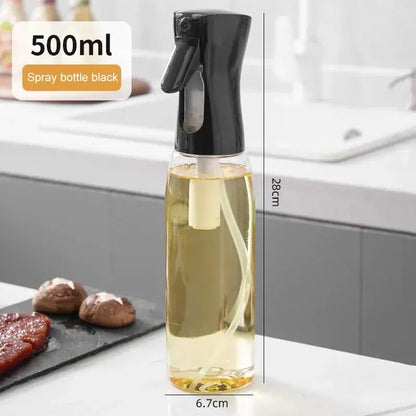 1pc 100/200/300/500ml Oil Spray Pot Kitchen Household Edible Olive Oil Spray Bottle Atomized Misty Oil Tank Air Fryer Spray Bott