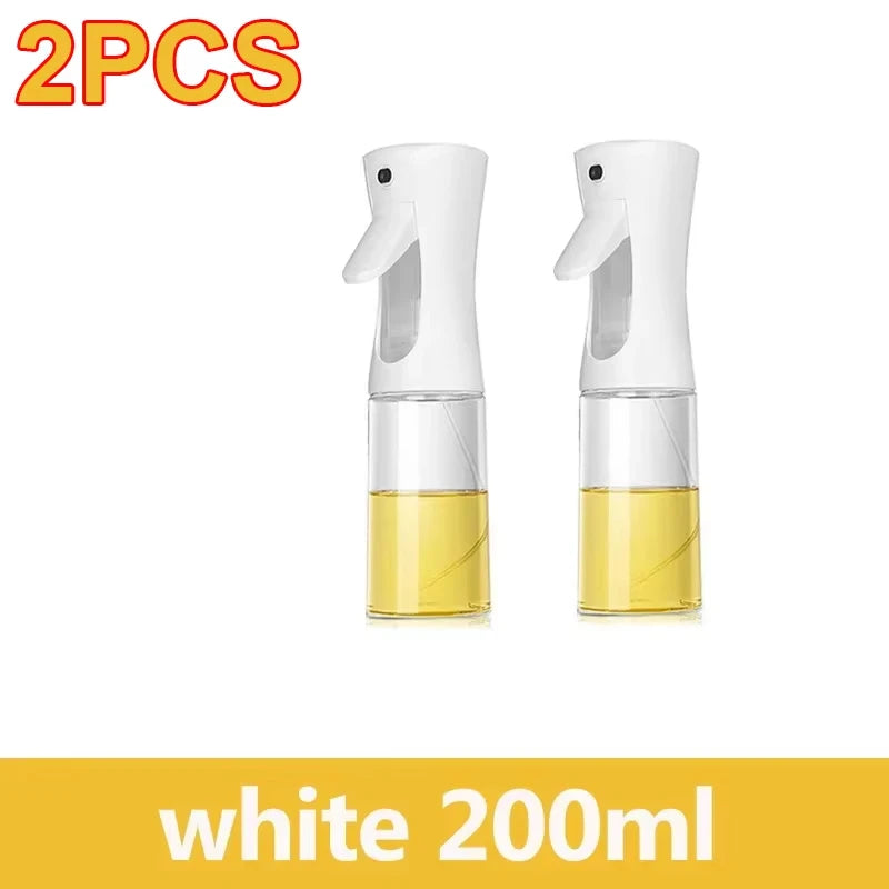 1pc 100/200/300/500ml Oil Spray Pot Kitchen Household Edible Olive Oil Spray Bottle Atomized Misty Oil Tank Air Fryer Spray Bott