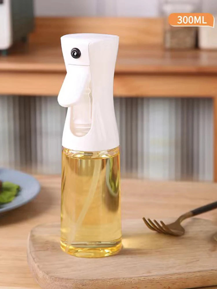 1pc 100/200/300/500ml Oil Spray Pot Kitchen Household Edible Olive Oil Spray Bottle Atomized Misty Oil Tank Air Fryer Spray Bott