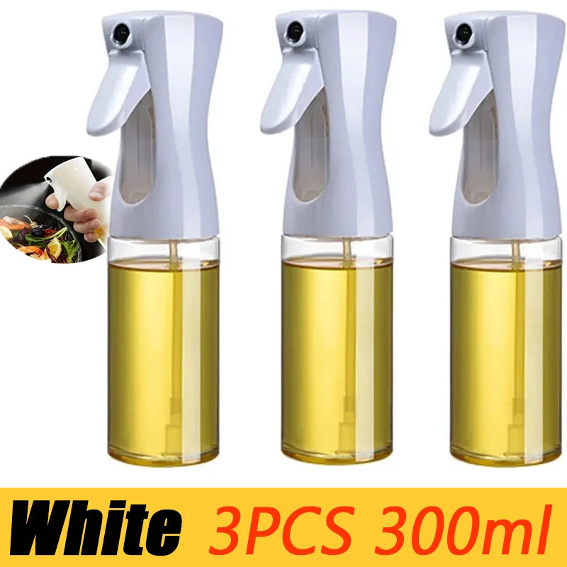 1pc 100/200/300/500ml Oil Spray Pot Kitchen Household Edible Olive Oil Spray Bottle Atomized Misty Oil Tank Air Fryer Spray Bott