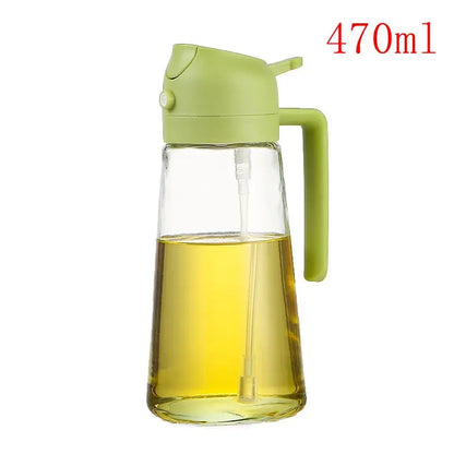 1pc 100/200/300/500ml Oil Spray Pot Kitchen Household Edible Olive Oil Spray Bottle Atomized Misty Oil Tank Air Fryer Spray Bott