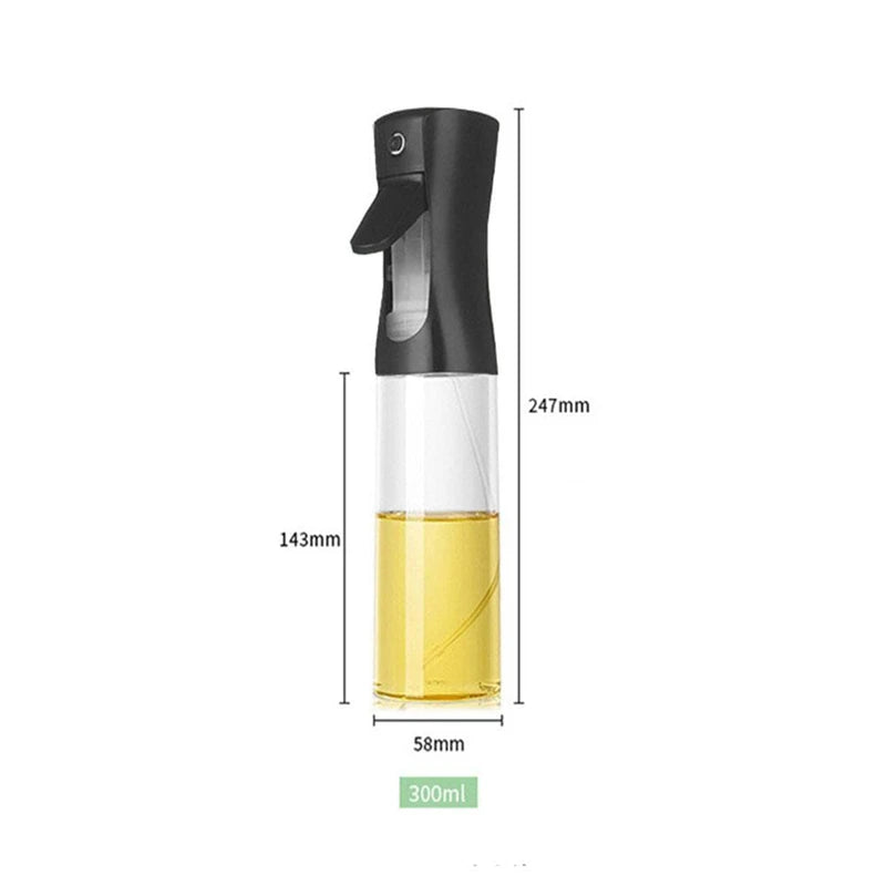 1pc 100/200/300/500ml Oil Spray Pot Kitchen Household Edible Olive Oil Spray Bottle Atomized Misty Oil Tank Air Fryer Spray Bott