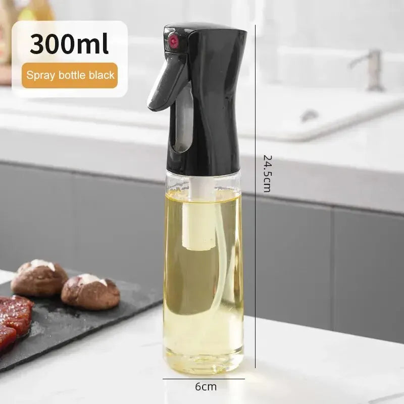 1pc 100/200/300/500ml Oil Spray Pot Kitchen Household Edible Olive Oil Spray Bottle Atomized Misty Oil Tank Air Fryer Spray Bott