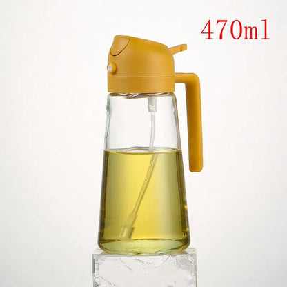 1pc 100/200/300/500ml Oil Spray Pot Kitchen Household Edible Olive Oil Spray Bottle Atomized Misty Oil Tank Air Fryer Spray Bott